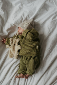 KNIT LEGGINGS | PISTACHIO