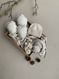 SOFT KNIT BOOTIES OAT