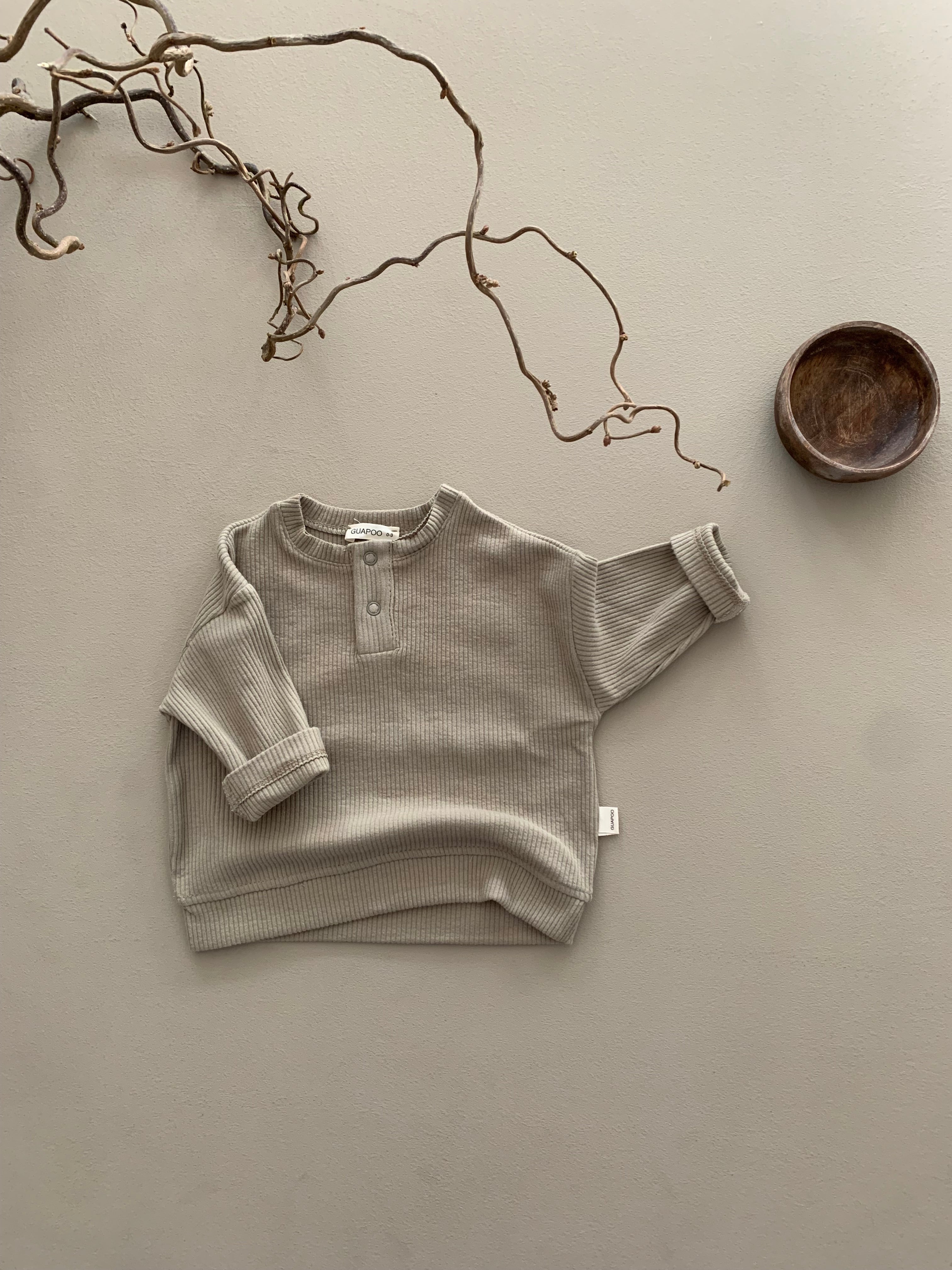 SOFT RIB SHIRT | VINTAGE SAND