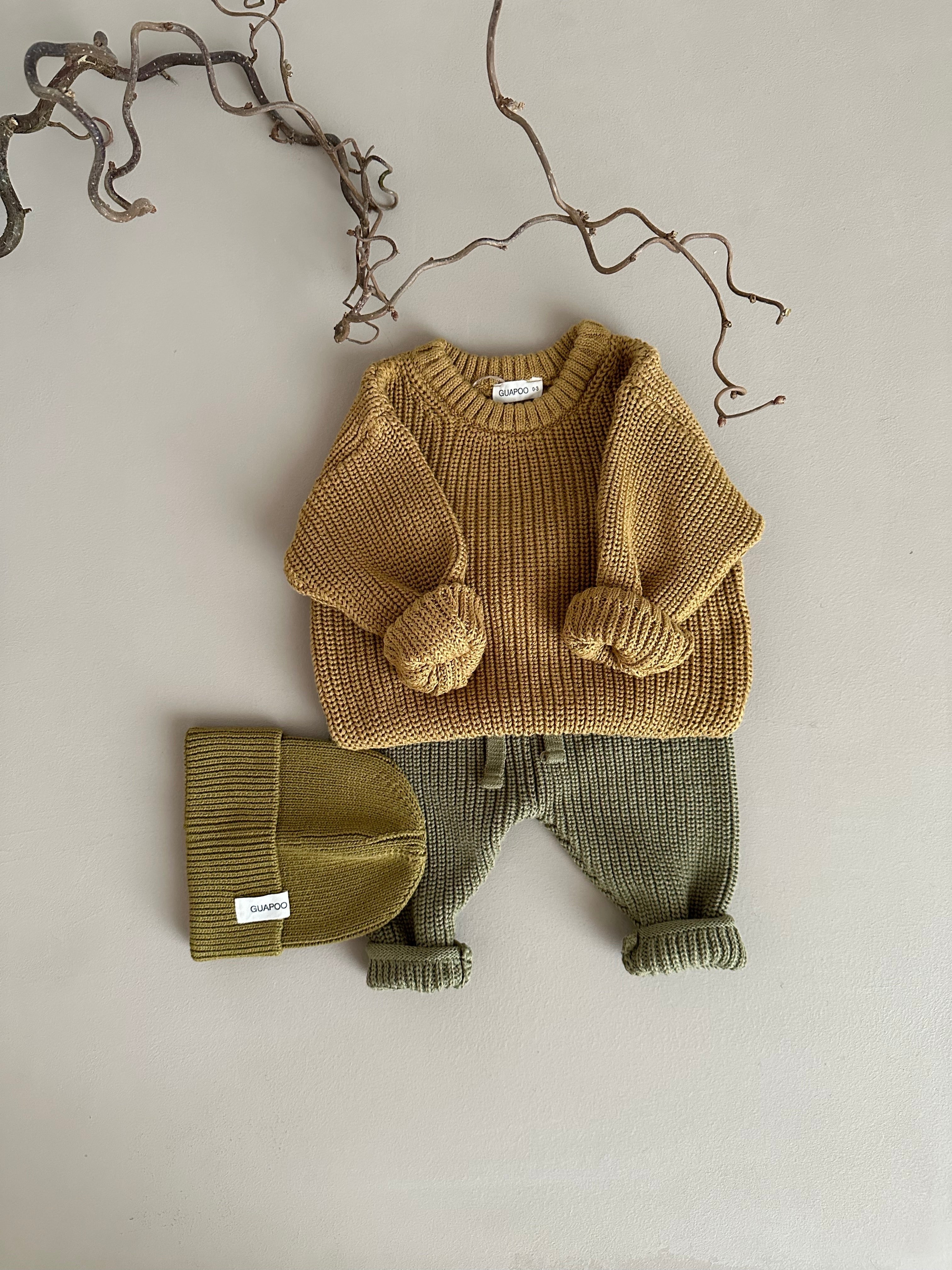 CHUNKY SWEATER | CURRY