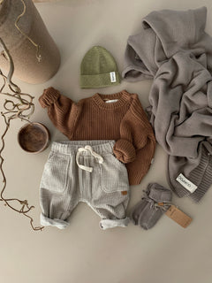 BABY DECKE | TAUPE GRAU