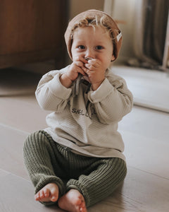 KNIT LEGGINGS | PISTACHIO