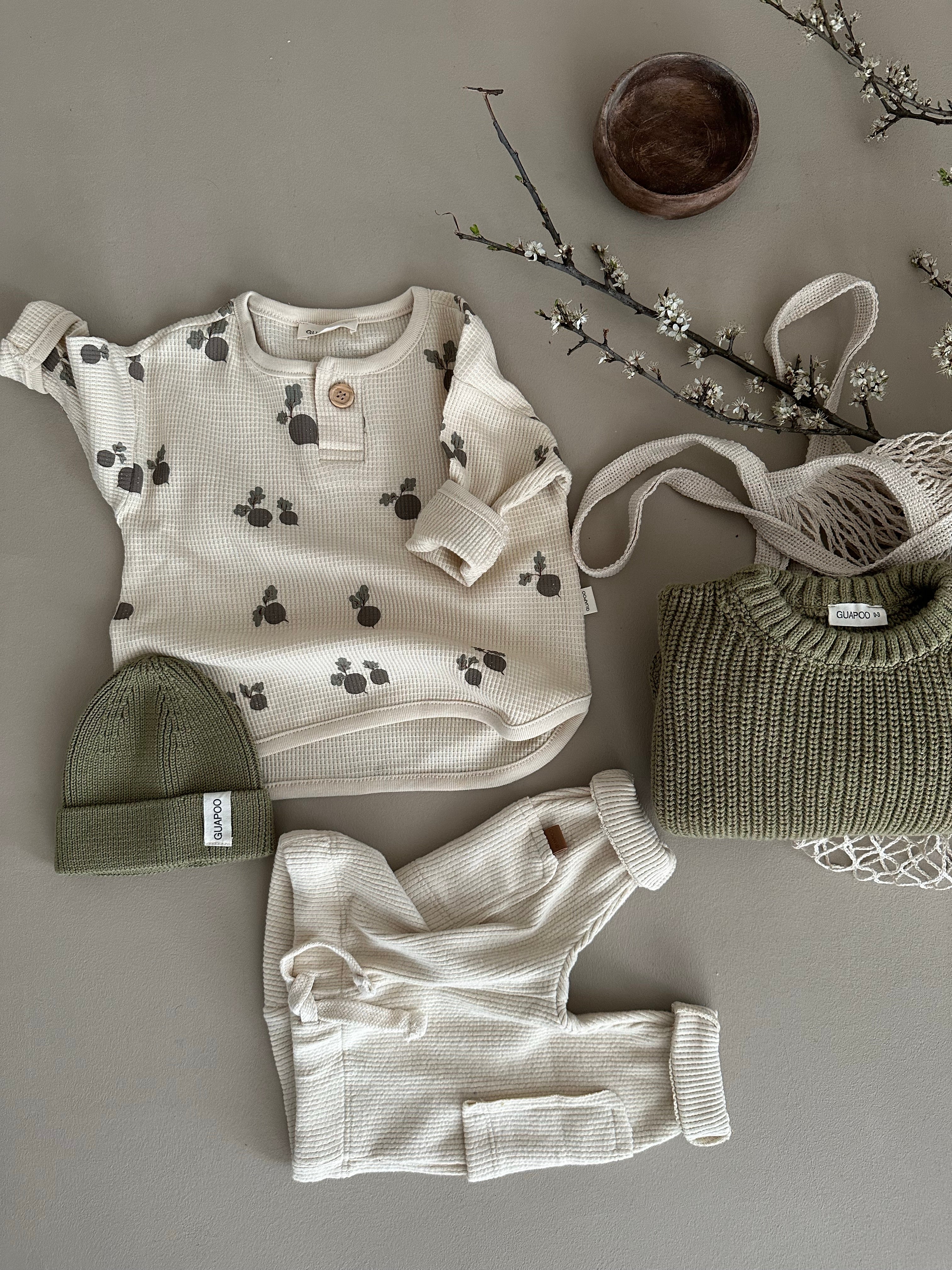 SOFT RIB LEGGINGS | OATMEAL
