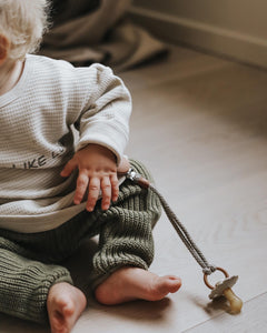 KNIT LEGGINGS | PISTACHIO
