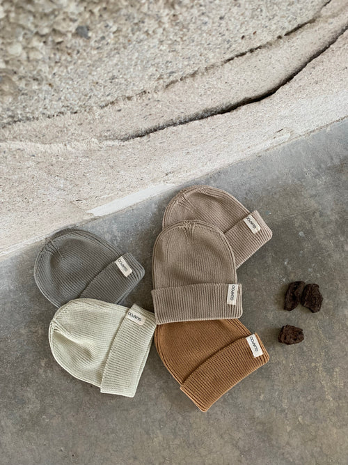 SOFT KNIT BEANIE | SMOKE