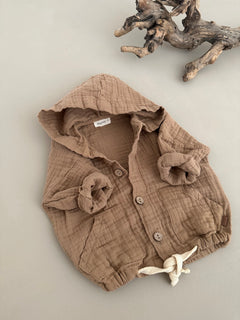 MUSLIN JACKET | BISCUIT