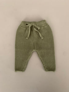 KNIT LEGGINGS | PISTACHIO