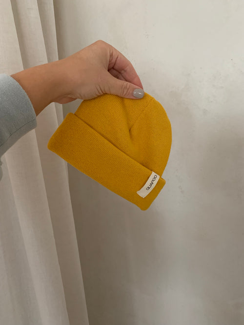 CUFF KNIT BEANIE SUNSHINE