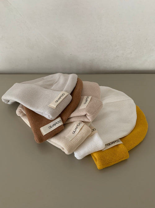 CUFF KNIT BEANIE CHAMPAGNE