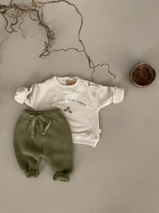 KNIT LEGGINGS | PISTACHIO